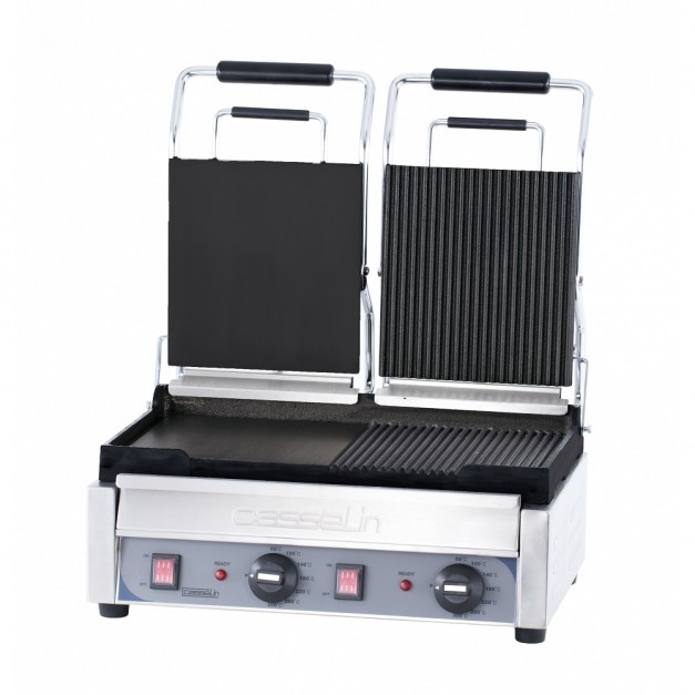 Grill Panini Double Premium Lisse Lisse Casselin