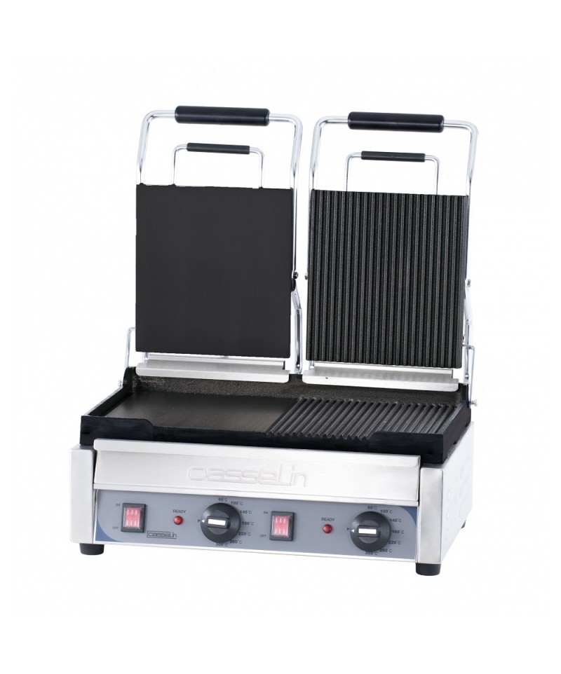 Grill Panini Double Premium Lisse Lisse Casselin