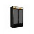 Réfrigérateur 2 portes en verre bez-780 gd noir