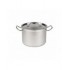 Casserole en acier inoxydable + couvercle 4l