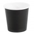 Gobelets jetables à café espresso Fiesta Recyclable noirs 120ml x50