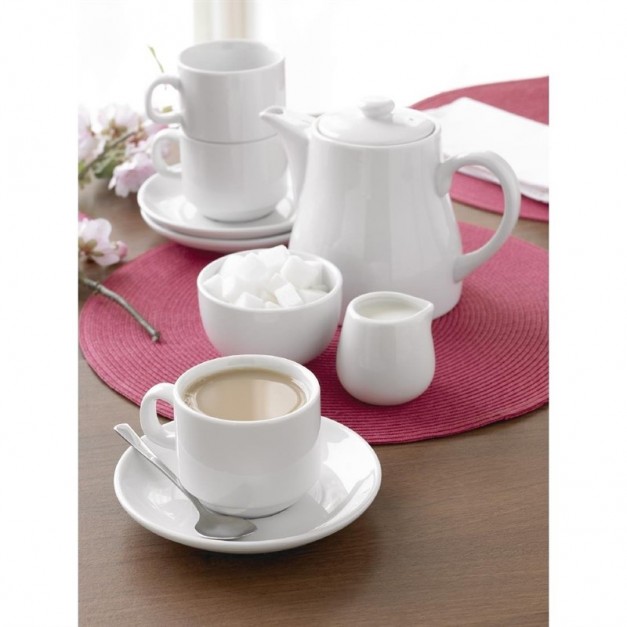 Tasses à cappuccino blanches 284ml Olympia