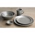 Assiettes plates grises Chia Olympia 20,5 cm (x6)