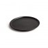 Assiettes plates noir mat  Olympia Canvas 26,5 cm