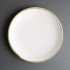 Assiettes plates rondes couleur craie Olympia Kiln 230mm (lot de 6)