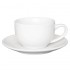 Soucoupe pour tasses 228ml et 340ml Olympia blanche