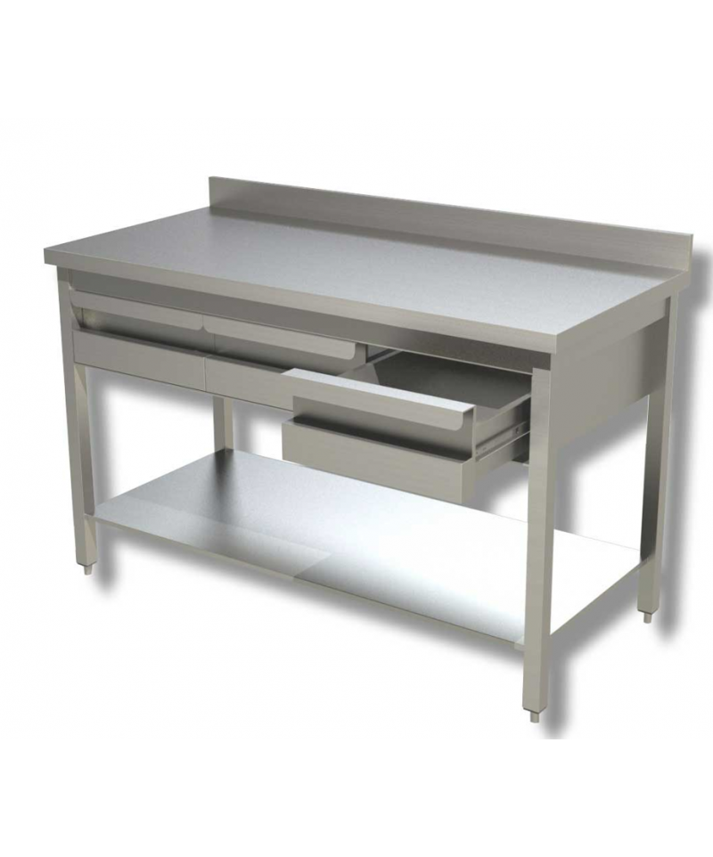 Réfrigérateur sous-Table en acier inoxydable, tiroir sous-Table
