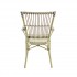 JAMES CHAISE DE BISTROT EN ROTIN - BAMBOU-BLANC/NOIR