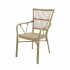 JAMES CHAISE DE BISTROT EN ROTIN - BAMBOU-NATUREL