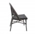 PARIS CHAISE DE BISTROT EN TEXTILE - WENGÉ-MESH NOIR