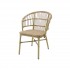 CORNET CHAISE DE BISTROT EN ROTIN - BAMBOU-NATUREL