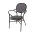 TANGO CHAISE DE BISTROT EN TEXTILE - WENGÉ-MESH NOIR