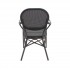 TANGO CHAISE DE BISTROT EN TEXTILE - WENGÉ-MESH NOIR