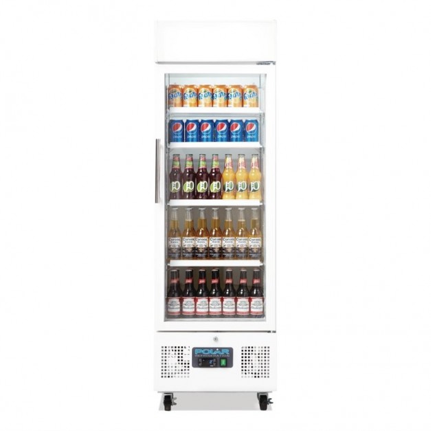 Frigo vitrine sur roulettes