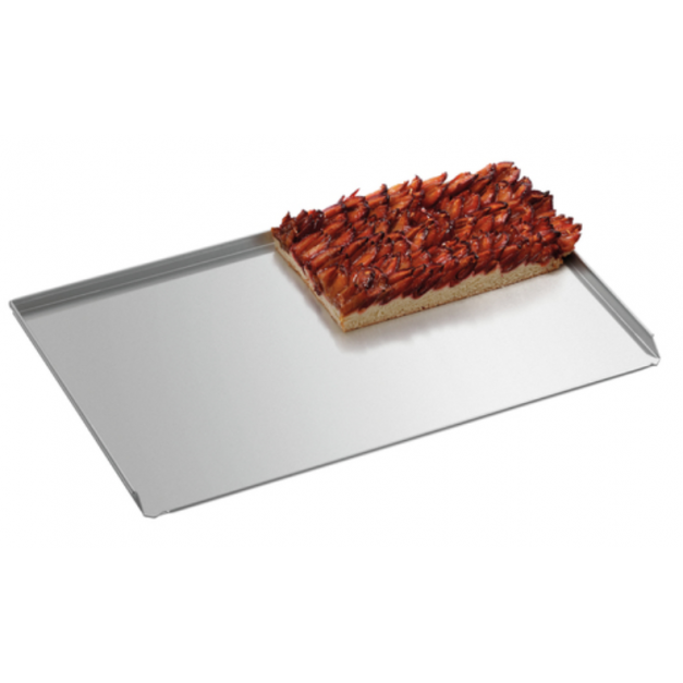 5 pièces) Plaque de pâtisserie/ & de présentation en aluminium - 600 x 100  x 10 mm - Aluminium
