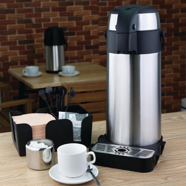 Pichet isotherme à pompe 2.2 L - Distributeurs de café, thé, et pichets  isothermes : Buffet Plus